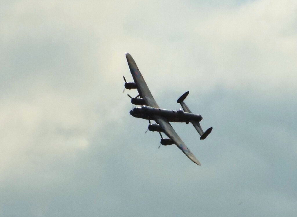 Lancaster in Flight
